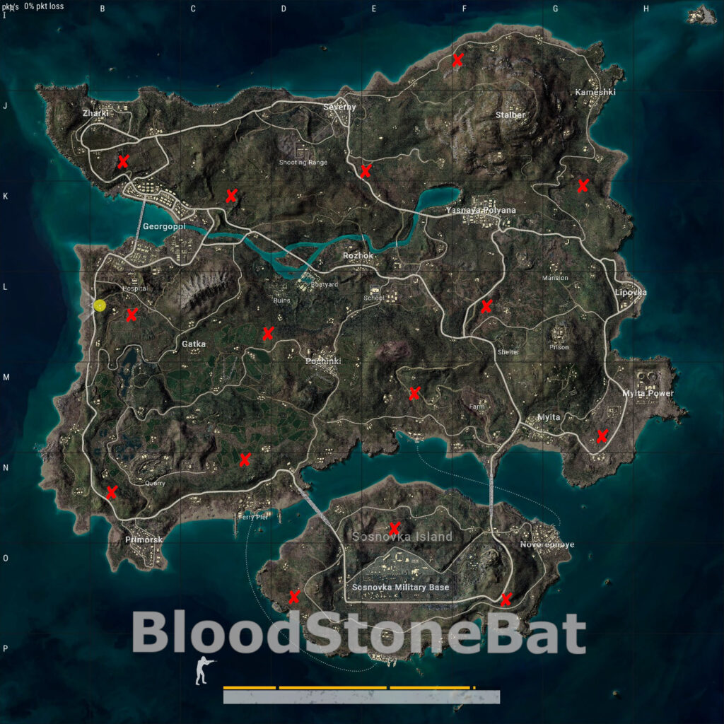 3048843263 preview Erangel Secret Rooms Locations updated