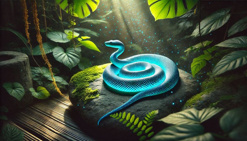 blue snake